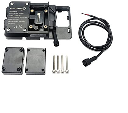HYRAM Motorrad GPS Handy Halter Wireless/USB Schnelle Ladegerät Fit for BMW R1200GS R1250GS F700GS F800GS F750GS F850GS F900R/XR Lenkerhalterungen (Size : USB Wireless charg)