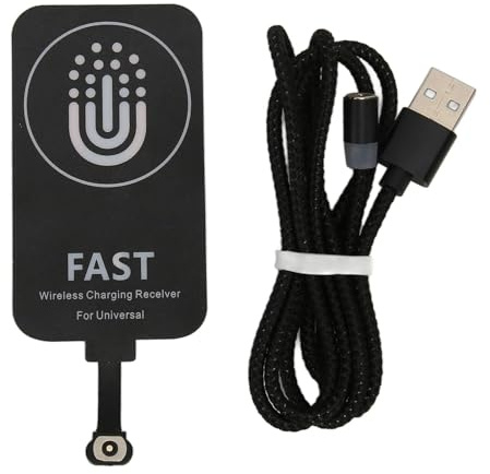 Ricevitore di ricarica senza fili, tipo C, sottile, senza fili, con aspirazione magnetica, patch di ricarica wireless
