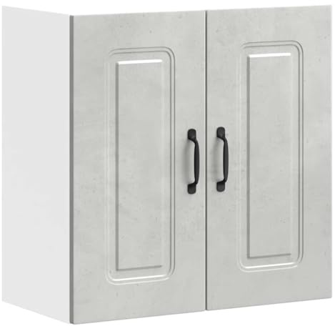 vidaXL Küchen-Hängeschrank Kalmar Betongrau Holzwerkstoff