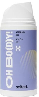 salted. Beruhigendes After Sun Gel | 100 ml | Spendet Feuchtigkeit mit Panthenol, Hyaluronsäure und Rotalge | Zieht schnell ein | Pflege gegen Reizungen und Rötungen nach dem Sonnenbaden | Vegan