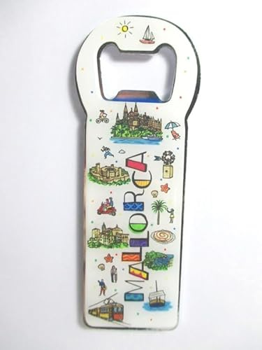 Mallorca Magnet Flaschenöffner Metall Souvenir Spanien Kathedrale Urlaub Mare