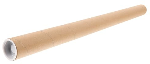 Gatuida Tube en Carton Kraft Rond Rangement et Expédition des Posters pour Affiches et Œuvres D'art Résistant et Protecteur des Documents