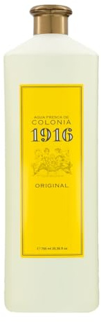 1916 - Original 750 ml, Agua de Colonia Hombre y Mujer, Perfume Unisex, Eau de Toilette Masculina y Femenina, Fragancia Cítrica y Floral, Aroma de Larga Duración