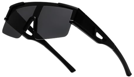 Suertree Überbrille Polarisiert Überzieh-Sonnenbrille Outdoor Fahrradbrille Herren Damen Sportbrille Sportsonnenbrille Radsport TR90 Radfahren MTB Laufen Baseball Angeln Golf Bergsteigen Wandern