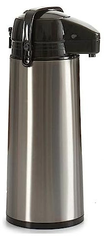 BigBuy Home S3605674 Termo Con Tapón Dispensador, Acero Inoxidable, 1.9 L