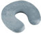 ISO TRADE Reise-Nackenkissen Nackenstützkissen Reisekissen aus Memory Foam Nackenhörnchen 7972, Farbe:Grau-Grey