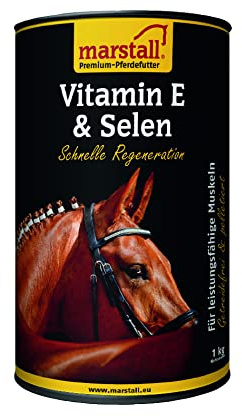 marstall Premium-Pferdefutter Vitamin E och selen, 1-pack (1 x 1 kg)
