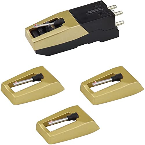 Whisverse Skivspelarnål, uppgraderad skivspelarpatron med Diamond Stylus ersättning för, , LP