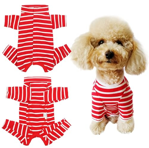 Kukaster Pet Body pour chien après Op, Op Body pour chien stérilisation, body pour chien après Op, Body pour chien avec jambes, combinaison de protection des plaies Boucle en nylon pour perte de