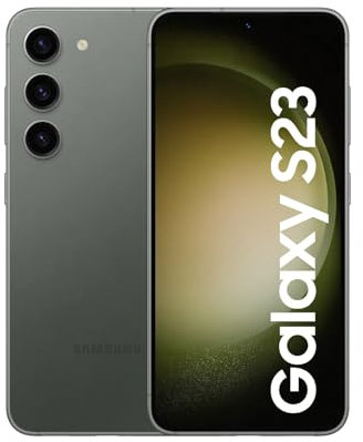 Samsung Galaxy S23 256 GB 8 GB ROM AI Smartphone Android 15, batteria 3.900 mAh, smartphone senza contratto, versione EU (verde)