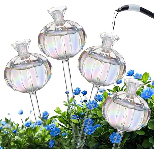 Sfere Per Irrigazione,4 Pezzi Set Di Palline Di Irrigazione,Globi Di Irrigazione Automatica,Globi Per Irrigazione Delle Piante Per Piante Da Interno,Da Esterno E Da Giardino