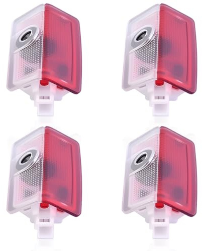 Flydida Lot de 4 projecteurs de Logo LED pour portière de Voiture, compatibles avec A B C E M G GL GLA GLC GLE Classe GLS W205 W212 W176 W166 W246 W156 Éclairage d'entrée Accessoires Mercedes