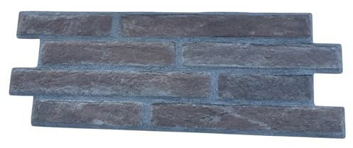 Piastrella, Mattonella Gres Porcellanato Effetto Pietra mattone a listello, dim 16 x 40 cm, 14 Pezzi, 0,90 mq, per Rivestimento Interno/Esterno