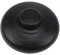 LbsAMP 1 Pezzi Interruttore a Pedale Rotondo 250V/2A in Linea Interruttore Intermedio 2 o 3 Fili Interruttore Pavimento per Lampada da Terra Lampada da Tavolo Plafoniera Ø65mm x 28mm - Nero