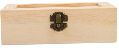 Didiseaon Boîte À Bijoux En Bois Avec Fenêtre Étui De Rangement Pour Boucles Doreilles Et Colliers Élégant Pour Femme