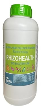Global Agro Solution Rhizohealth – Organischer Bodenaktivator & Bio-Pflanzendünger mit Trichoderma, Mykorrhiza & Algenextrakt – Für gesunde Wurzeln, kräftiges Wachstum & fruchtbare Böden – 1L