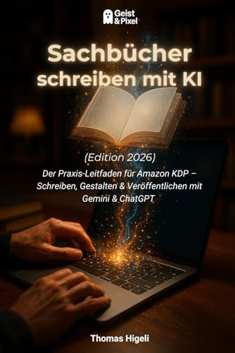 Sachbücher schreiben mit KI (Edition 2026): Der Praxis-Leitfaden für Amazon KDP - Schreiben, Gestalten & Veröffentlichen mit Gemini & ChatGPT (Künstliche Intelligenz & Produktivität im Alltag)