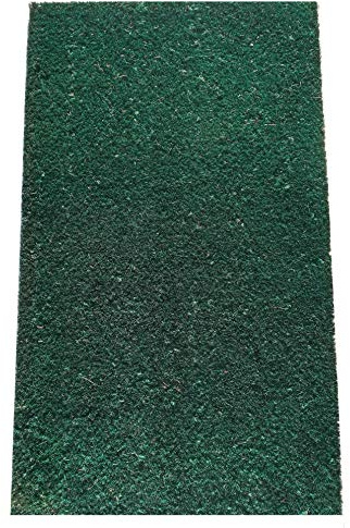 TREND ZERBINO IN COCCO COLORATO TINTA UNITA (Verde, 50x100 cm)