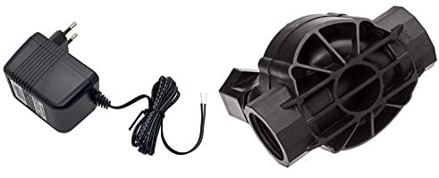Aqua C1100 Control-Programmatore per trasformatore Standard & Rain Bird 900720 Elettrovalvola 100-HV 24 V 1%22, Nero, 10.70x8.00x11.50 cm