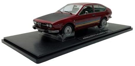 Modèle De Voiture De Course à Collectionner Modèle Réduit Voiture Collection Alliage À Grande Échelle pour Alfa Romeo GTV Torbodelta Ornement Décoratif Échelle 1/18 Décoration pour Chambre