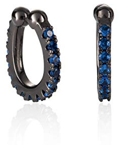 namana Ear Cuffs für Frauen, stilvolle Manschetten-Ohrringe mit Zirkonia-Edelsteinen, ein Paar falsche Ohrringe für Damen, Teenager, Mädchen ohne Ohrlöcher in Schmuckbeutel