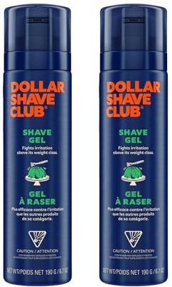 Dollar Shave Club | Shave Gel 6.7 ounce (2 Pack) | Moisturizing Shaving Gel for Sensitive Skin
