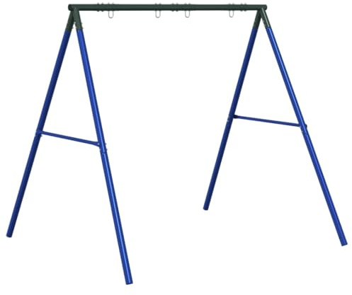 vidaXL Cadre de balançoire extérieur l 206 x H 185 cm, cadre de balançoire de jardin, support de balançoire à cadre en A, cadre de balançoire en métal robuste