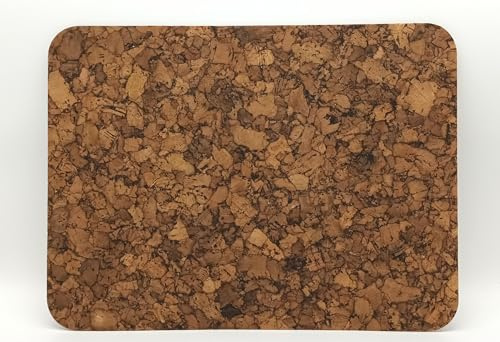 Platzset 4er Kork rechteckig Tischset 40 x 30 cm natürliche Korkstruktur, Samba