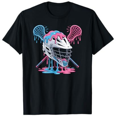 Lacrosse Drip Lax Helmet Ice Cream LAX Sticks Girls Woman T-Shirt