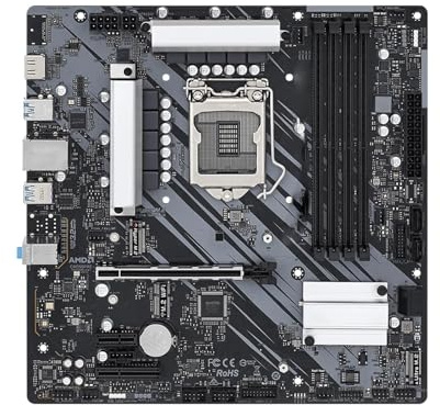 Carte mère Carte mère Fit for ASRock Z590M Phantom Gaming 4 Compatible avec processeurs i9-11900KF, i7-11700K et i5-11600, Socket LGA 1200, 128 Go de RAM, 4xDDR4 NVME M.2 PCIe 4.0