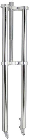 Alta Bicycle Steel Adjustable Chopper Fork 1 Threaded, Multiple Colors (Chrome)