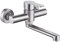 HomeLava Grifo de cocina de pared, Grifo de cocina de Acero inoxidable 304, Giratorio de 360°, Cepillado, Caño giratorio 180 mm