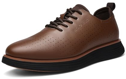Bruno Marc Oxford skor för män Klänning för män Skor Bröllopskostym Buteau,Size 47,Brun,SBOX2318M