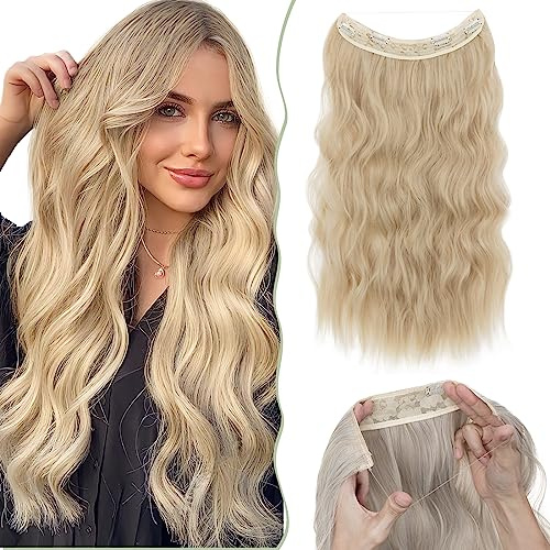 SEGO Secrets Haar Extensions Haarverlängerung 1 Tresse Haarteile mit Clip Invisible Secret Synthetik wie Echthaar 50 cm