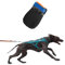 Non-Stop Dogwear Protektoren-Stiefel, Schwarz/Orange, Größe XXL, 4 Stück