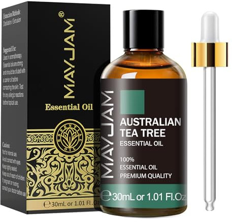 MAYJAM Australian Tea Tree Essential Oils 30ML, Australian Tea Tree Oil for Diffuser, Humidifier, DIY, Home, Wardrobes