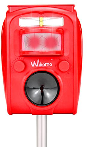 Cat Repellent, Garden Cat Deterrents, Ultrasonic Animal Repellent, USB & Solar Powered Waterproof Outdoor Animal Repeller, Motion Sensor and Flashing Light Pest Repeller, Squirrels Cats Rats