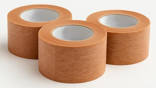 Micropore Surgical Tape Tan 2.5cm x 9.1m – Pack of 3 | Hypoallergenic, Breathable Medical Tape for Discreet & Gentle Fixation