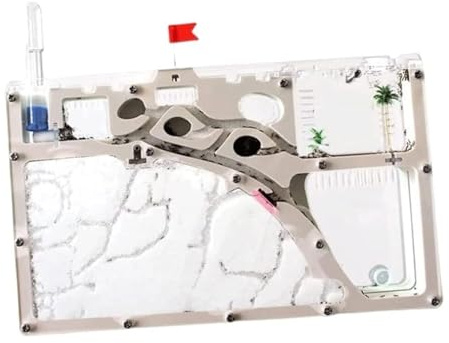 AZHKJKZH Ameisen Terrarium Ameisenburg, Ameisenfarm Aus Klarem Acryl, Ameisenfütterungskasten, Werkzeugplatzierung, Home-Office, Ameisennest, Farm-Lernset Ameisenfarm Zubehör