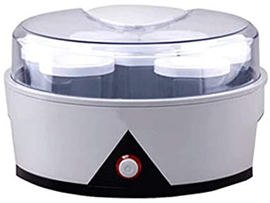 Máquina para hacer yogur, máquina para hacer yogur eléctrica Inicio 6+1 vasos de vidrio Máquina para hacer natto de vino de arroz casero Máquina para hacer yogur multifunción apta para dietas (Color