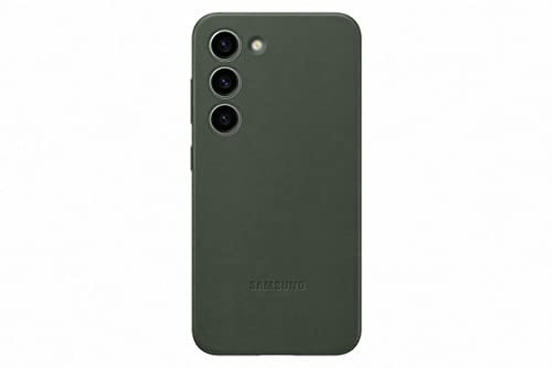 Samsung Leather Cover Custodia in pelle per Galaxy S23, Verde