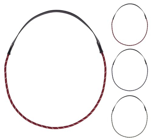 NETPROSHOP Halsseil zum Reiten ohne Zaumzeug oder als Schmuck Zügel Gr. Shetty bis Full, Groesse:Pony, Farbe:Bordeaux