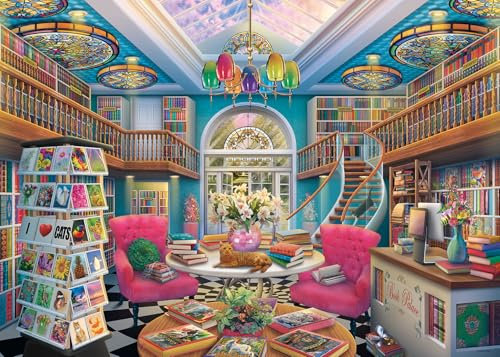 Ravensburger 12000167 - Il regno dei libri - puzzle 1000 pezzi – puzzle adulti e ragazzi da 14 anni,