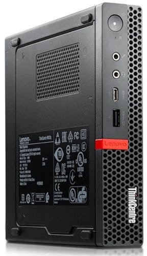 Lenovo ThinkCentre M920q Tiny Mini PC Computer Desktop, Intel i5-8400T, Memoria Ram 16GB, Disco SSD 512GB, HDMI Win 11 Pro(Ricondizionato)