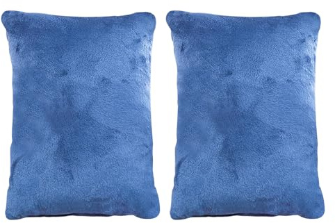 Générique Petit Oreiller – 2 pièces Mini Oreiller de en Mousse à mémoire de Forme, Coussin Confortable pour, Animaux domestiques, Cou, Taille, Poignet, Genou, Coussin de Voyage Portable pour lit,