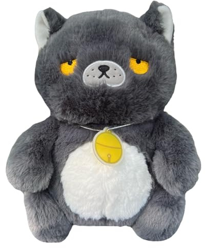 Peluche Gatto - Morbido Peluche Confortevole Giocattoli,Morbido Pelouche Decorativo per la Casa,per Bambini Ragazzi Adulti per Gioco Nanna Camera da Soggiorno Studio Divano Compleanno e Festività