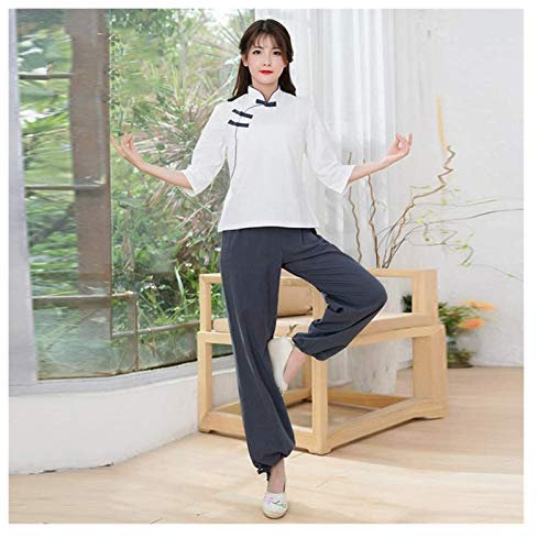 Vier-Jahreszeiten-Tai-Chi-Uniform-Set, Kampfsport-Anzug, Tai-Chi-Kleidung, Yoga-Kleidung, Anzug aus Baumwolle und Leinen, chinesischer Tang-Anzug, Tee-Kleidung, Meditationskleidung, Zen-Meditation,