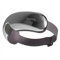 Llano Masseur Oculaire avec Chaleur, Massage Vibrant, Bluetooth Intégré, 4 Modes, Écran Translucide, Design Ergonomique et Pliable 3D (Gris brillant)
