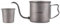 Kavolet Schwanenhals Kaffeekanne 400ml Pour Over Kaffeebereiter Ti Übergießkessel Ti Wasserkocher Schwanenhals Kaffeekessel Teekessel Ti Klappgriff Wasserkanne mit Deckel und 1 Bierbecher