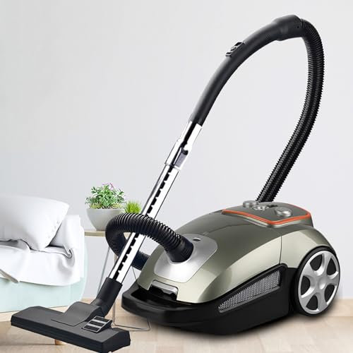 Aspiradora de mano de succión grande para alfombras, motor altamente eficiente, bajo ruido, radio de limpieza, cable, capacidad, perfecto para el hogar, dormitorio, sala de estar
